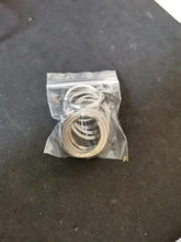 LLavero de acero inoxidable con agujeros para mujer, lote de 10 unidades, 20/23/25/28/30/33/35mm, partido redonda, regalo para hombre