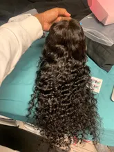 Wigirl-Peluca de encaje de 13x4 para mujeres negras, pelo largo brasileño con ondas profundas, 26, 28 y 30 pulgadas