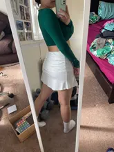 Minifalda de los 90 para mujer, ropa de playa a la moda Y2K, accesorio blanco, faldas plisadas Harajuku, de cintura alta, para verano