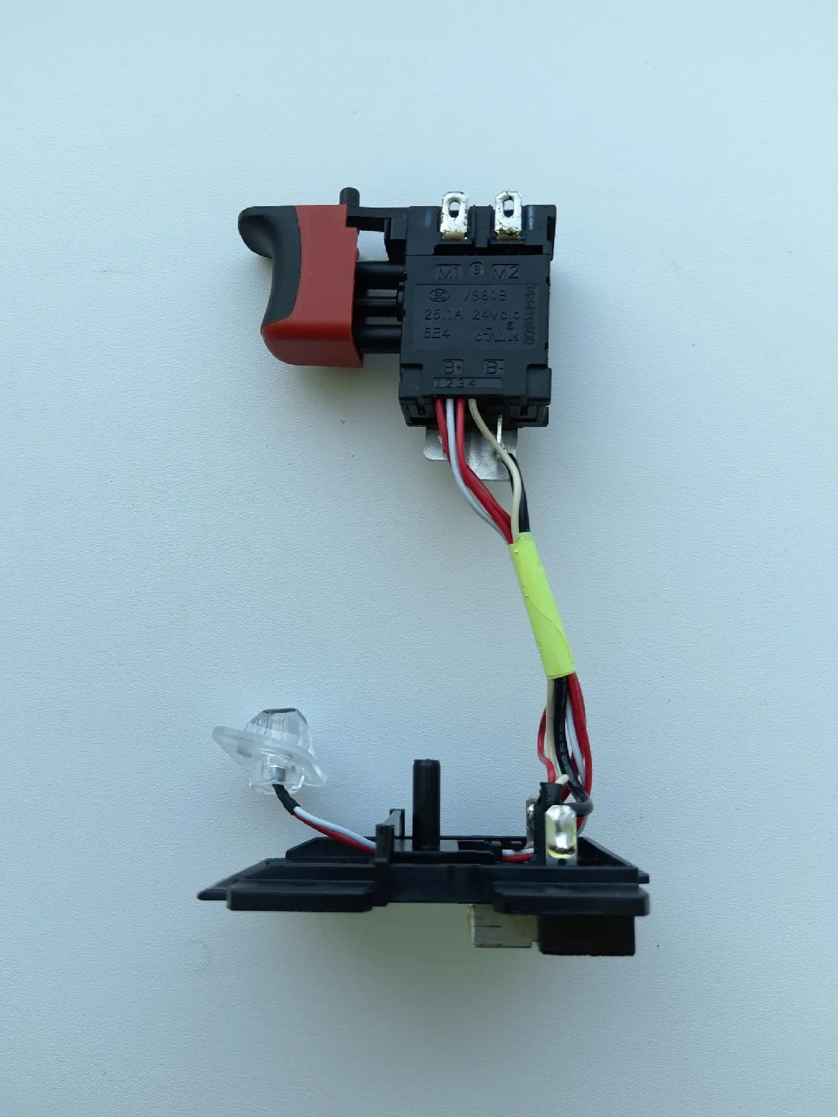Switch for Metabo BS 14,4 (343410600). Button for screwdriver Metabo BS ...