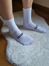 Calcetines de ciclismo hasta la rodilla para hombre y mujer, calcetín de fútbol para correr, equipo deportivo para senderismo, de algodón, por encima de la rodilla