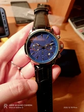 LIGE-relojes deportivos militares para hombre, de cuero, resistente al agua, de pulsera de cuarzo, con caja