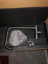 Kitchen Sink Faucet Mixers Folding Rotatable Matte Black Cold Hot 360 And POIQIHY Open-Window