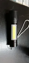 LED Flashlight Torch-Lamp Battery Linterna Powerful Work Usb Rechargeable Fishing Mini