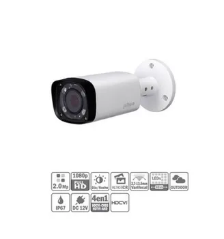 

Tubular HDCVI 4IN1 2M 1080P DN ICR IR60m 0Lux 2.7-13.5 VF IP67 HAC-HFW1200R-VF-IRE6-27135