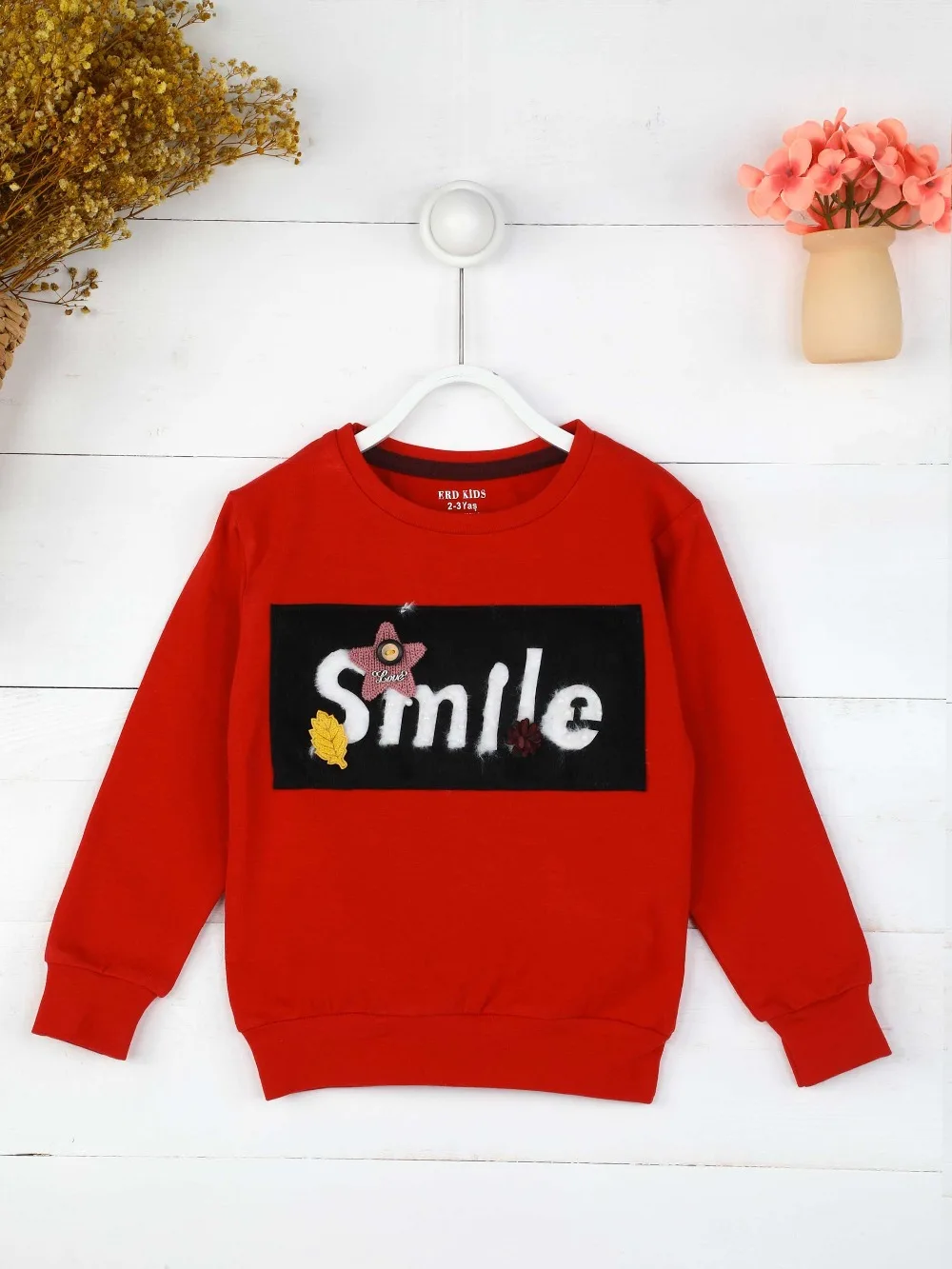 019-1724-003 Nar Çiçeği  Mevsimlik Kız Çocuk Sweatshirt  (1)