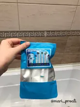Cabezales de repuesto para cepillo de dientes eléctrico Oral B, con cubiertas protectoras, para mantener la salud del cepillado y el almacenamiento higiénico