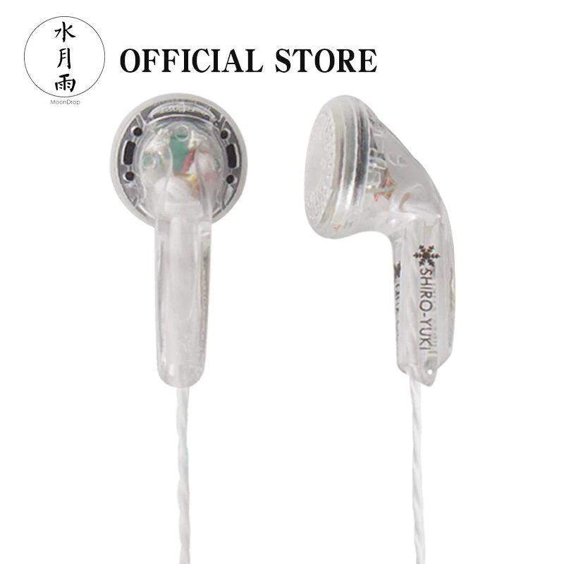 Moondrop ShiroYuki White Snow HiFi динамические наушники вкладыши линейного типа|Наушники и