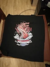 Japón estilo Tote de dibujos de compras bolsa de literaria Harajuku bolso de lona estudiantes tela Eco plegable bolsas de compras