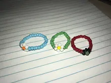 AOMU 2020 Bobemia anillos verano colorido anillo de cuentas para las mujeres los niños joyas BOHO Beach moda anillos ajustable