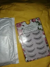Fake Eyelashes Makeup-Tools Beginner Glimmer Transparent YOKPN Naturally Stem W-7 Simulated