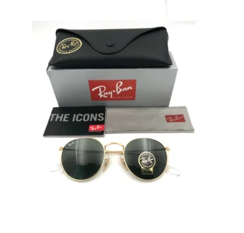 

(100% original official distributor) Rayban 3447 001 Round Metal Unisex Sunglasses
