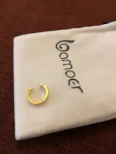 Hoop Earrings Ear-Cuff 925-Sterling-Silver Gold Wedding-Bse285 Bamoer Women for Kids