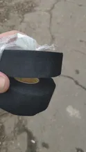 Rollo de cinta de tejido adhesivo, arnés de cableado para coche, color negro, 25M