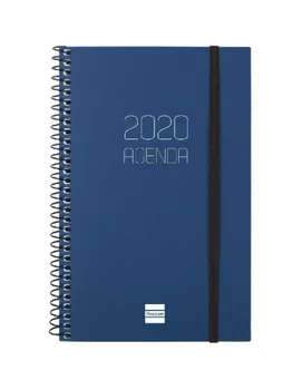 

ANNUAL AGENDA SPIRAL WEEK VIEW LANDSCAPE 125X181X9 MM FINOCAM BLUE COLOR 2020