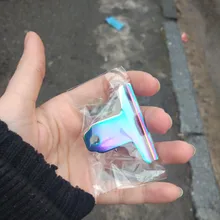 Tutú láser artesanal de Metal, clip de papel de arcoíris para libros, carpeta, organizador decorativo de oficina, accesorios, papelería, H0285