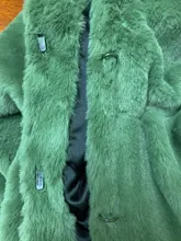 Coat Women Fluffy Jacket Faux-Fur Nerazzurri Furry Pink Black Plus-Size 6xl Hood Pleated