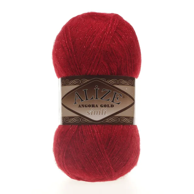 Alize Angora Gold Simli, Silvery, Knitting, Acrylic Yarn, Wool, Sweater Yarn, Crochet Yarn, Winter Yarn,n, Light Yarn, Lace 106