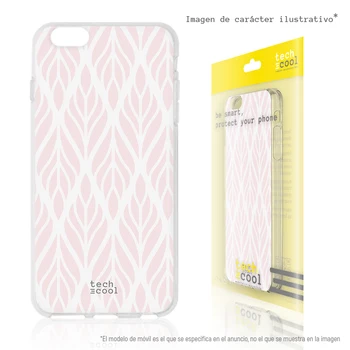 

FunnyTech®Silicone Case for Samsung Galaxy S8 L Texture background Leaf Pink/Gray