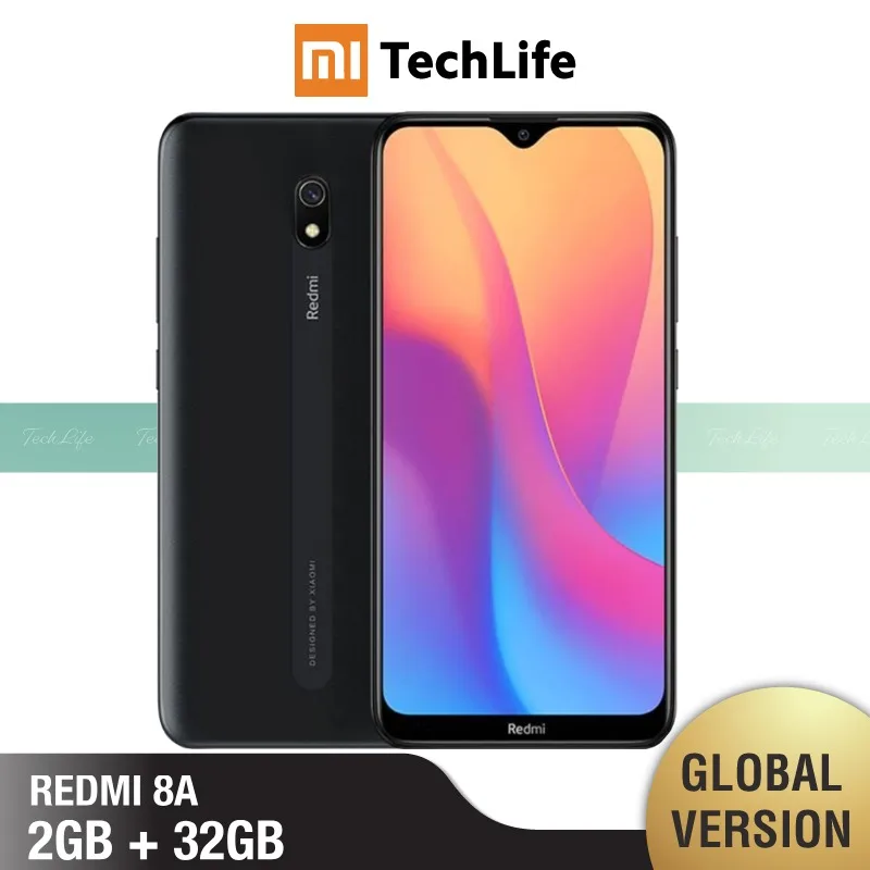 Глобальная версия Xiaomi Redmi 8A 32 ГБ ROM 2 Гб RAM(Совершенно /запечатанный) redmi 8a, redmi8a, Redmi 8, redmi8 - Цвет: Midnight Black 32GB