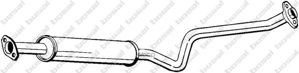 Основной Глушитель Nissan Primera 2.0i 16v 02-07 Bosal арт. 284231