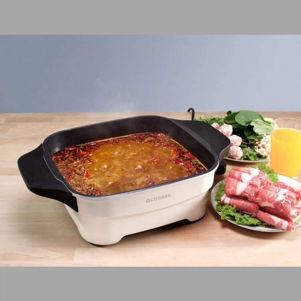 Электросковорода Xiaomi Qcooker Kitchen Multi-functional Hot Pot 4.0L Black