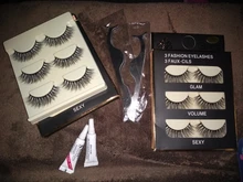 Pestañas 3d de visón natural, pestañas postizas largas, 10mm, pegamento, maquillaje de pestañas, pinzas, pestañas maquillaje 3d