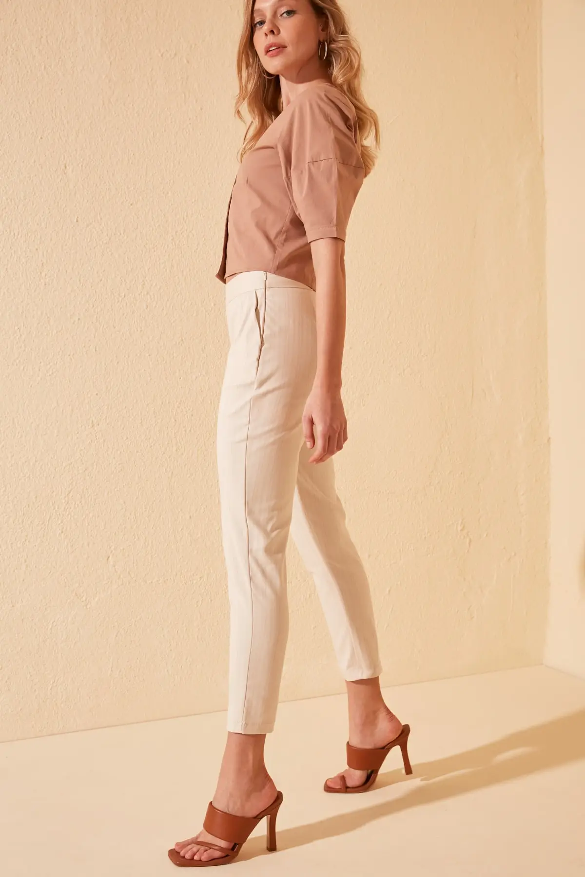 Брюки в полоску TWOSS20PL0187|Брюки |