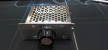 AC 220V 4000W SCR regulador de voltaje oscurecimiento reguladores controlador de velocidad del Motor termostato electrónico módulo regulador de voltaje