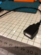 Charger Cable Extension-Connector Power-Supply 4-Pin-Wire-Jack Female 2-Pin Usb-2.0 DIY