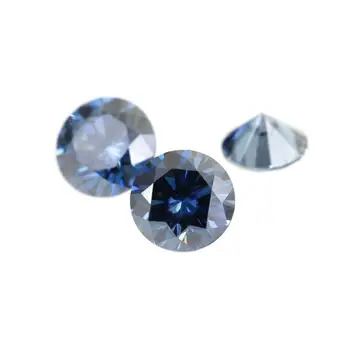 

Natural Blue Moissanite 3mm-9mm Moissanites Loose Gems Stones For Jewelry