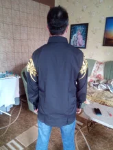 Camisa informal de manga larga para hombre, camisa masculina de color dorado, ajustada, informal, temporada primavera otoño