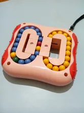 Cubo giratorio de inteligencia mágica para niños, juguete educativo con giroscopio para dedos