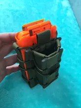 Bolsa táctica Molle para munición M4 M14 AK Airsoft, estuche de bolsillo abierto para Rifle, estuche para pistola Mag, accesorios de caza