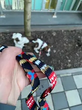 Dog-Collar Leash Dogs Custom Printed Small Colorful Personalized Medium Nylon with 