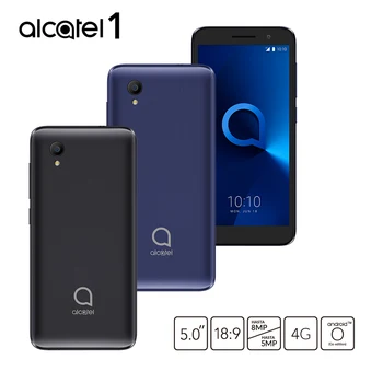 

Smartphone Alcatel 1 2019 5033D Black Screen 5 "Quadcore 1/8GB Camera 8MP + 5MP(Inter) bateria 2000MAH Dual Sim Android 4G