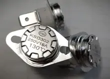 KSD302 16A 250V 40C-150C grados cerámica KSD301 interruptor de temperatura normalmente cerrado abierto termostato 75C 85C 95C 120C 130C 150C