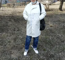 Jacket Coat Oversized Nerazzurri Long-Sleeve Drop-Shoulder Black Plus-Size Womens Zipper