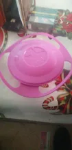 Hot Sale Design Universal Gyro Bowl Dishes Anti Spill Bowl Smooth 360 Degrees Rotation