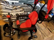 Triciclo 4 en 1 para bebé, carrito de tumbado plano, triciclo, asiento ajustable, cochecito de niño, silla de paseo HWC