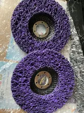 Abrasive-Disc-Belt Grinder Polishing Buffing-Wheels Diamond 125mm Black Blue 2pcs