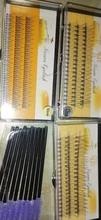 Pestañas postizas pop Coreano cola de pez, dos largas, cortas, para Injerto de plantas, novedad, venta al por mayor