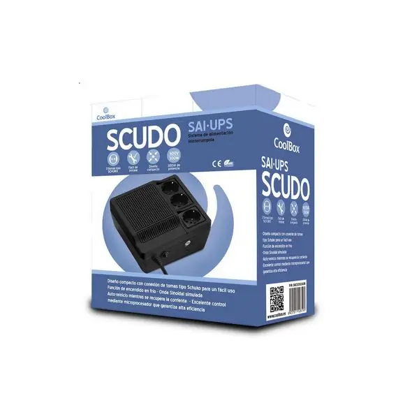Автономный UPS CoolBox SAICOOSC600B 300W черный
