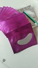 Parches de hidrogel para extensión de pestañas, parche para pestañas, extensión de pestañas, maquillaje, 50/100 Uds., venta al por mayor