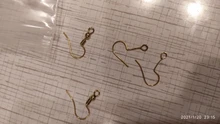 100 unids/lote pendiente resultados oreja cierres ganchos accesorios de la joyería de bricolaje haciendo de accesorios de hierro gancho de oreja de alambre de la joyería