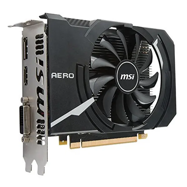 Видеокарта MSI VGA NVIDIA GTX 1050 AERO ITX OC 4 GB DDR5