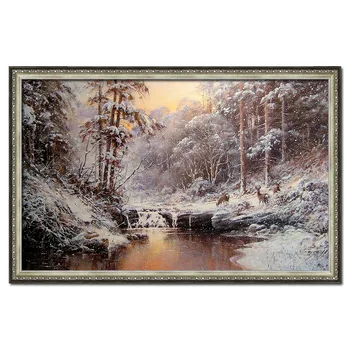 

Reproduction on canvas paintings Julia Clover-deer.
