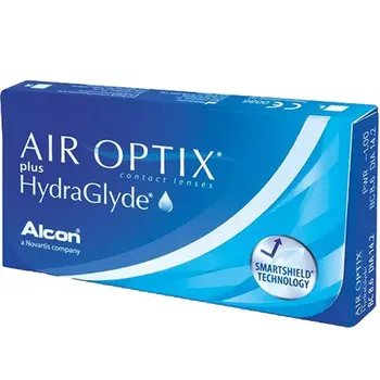 

Contact lenses Air Optix (ALCON) plus hydraglyde 6pk