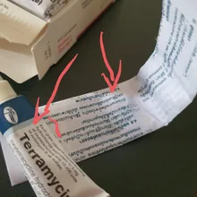 Pomada de ojo de terramicina para gatos domésticos y perros, 3,5g