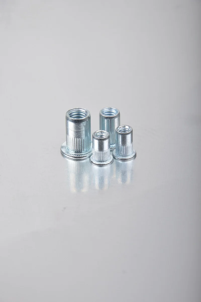 M3 M4 M6 M8 Flat Head Carbon steel Rivet Nuts Rivet Nuts Inserts 10pcs/set
